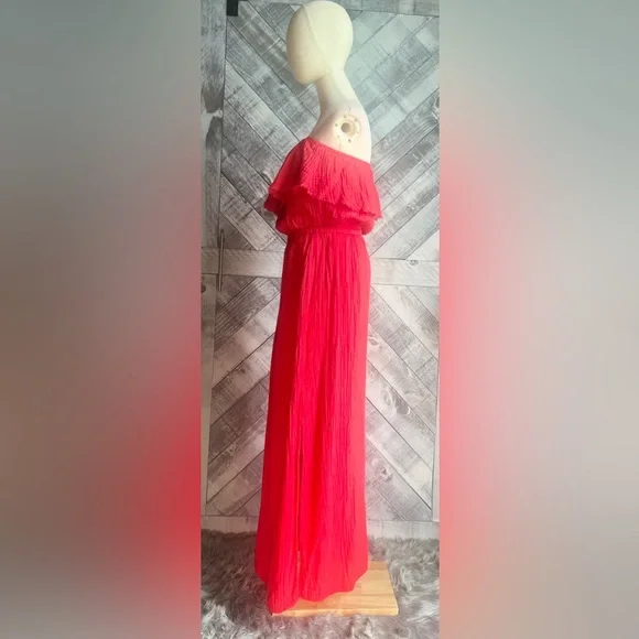 MICHAEL STARS NWOT TARA DOUBLE GAUZE STRAPLESS DRESS - Picture 10 of 13